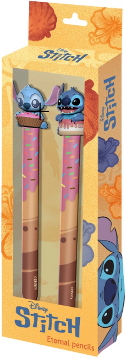Karactermania - Disney - Lilo en Stitch - van 2 Uitwisbare Gelpennen
