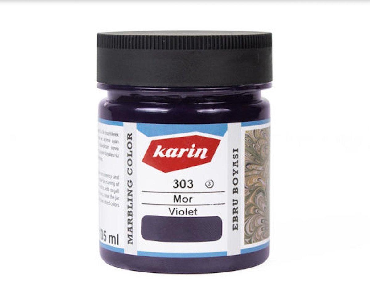 Karin Marbling Paint 105 Ml 303 Violet