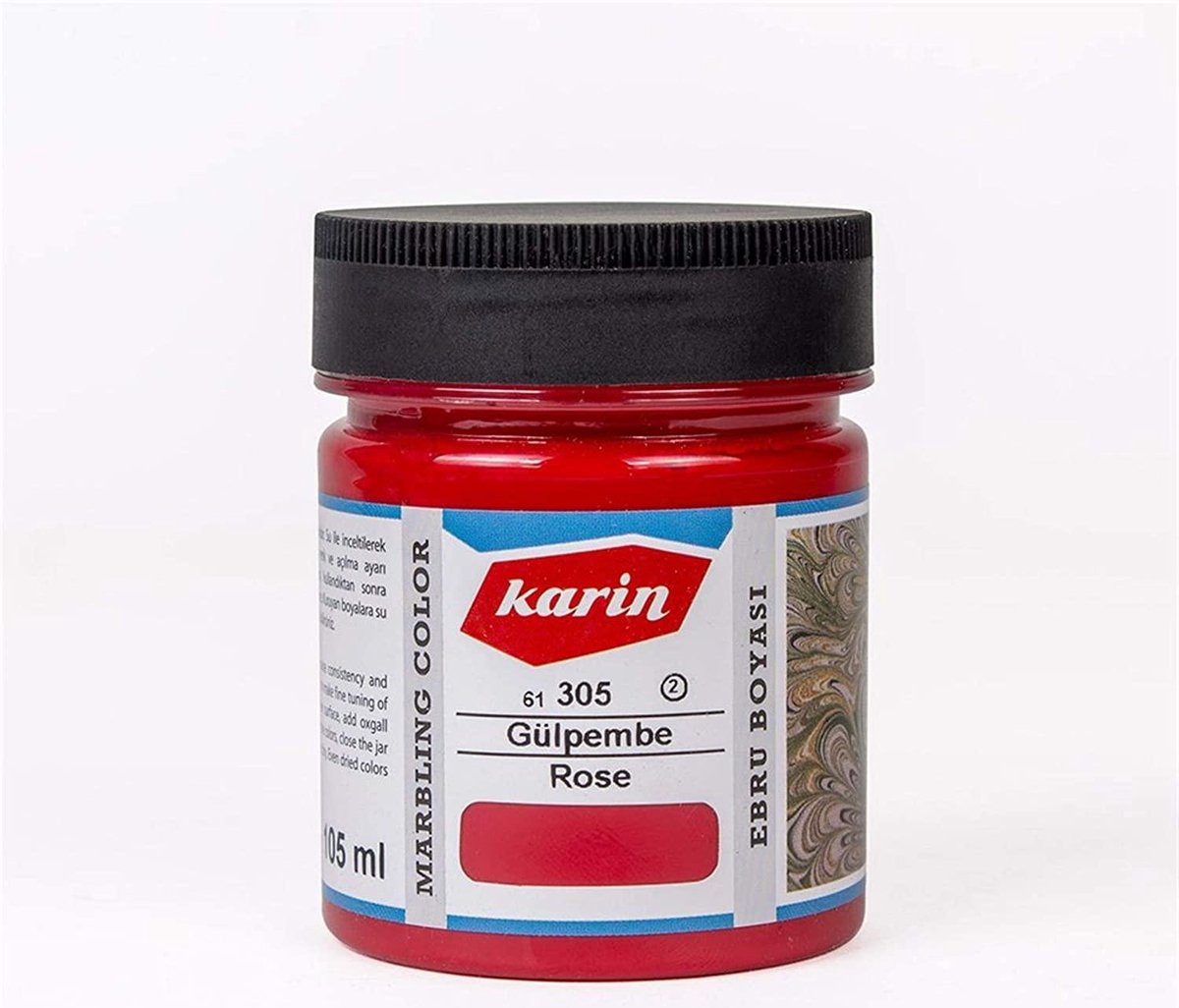 Karin Marbling Paint 105 Ml 305 Rose