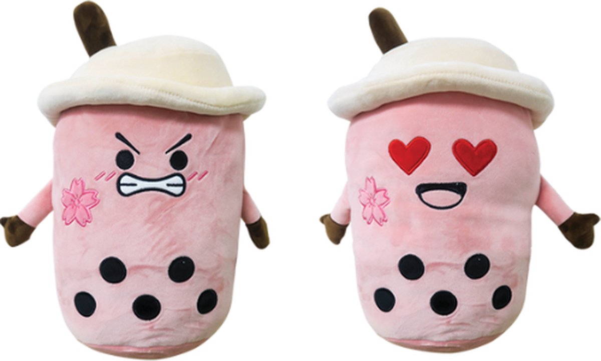 Kenji PLUCHE BOBA MAN - PINK - 2 knuffels