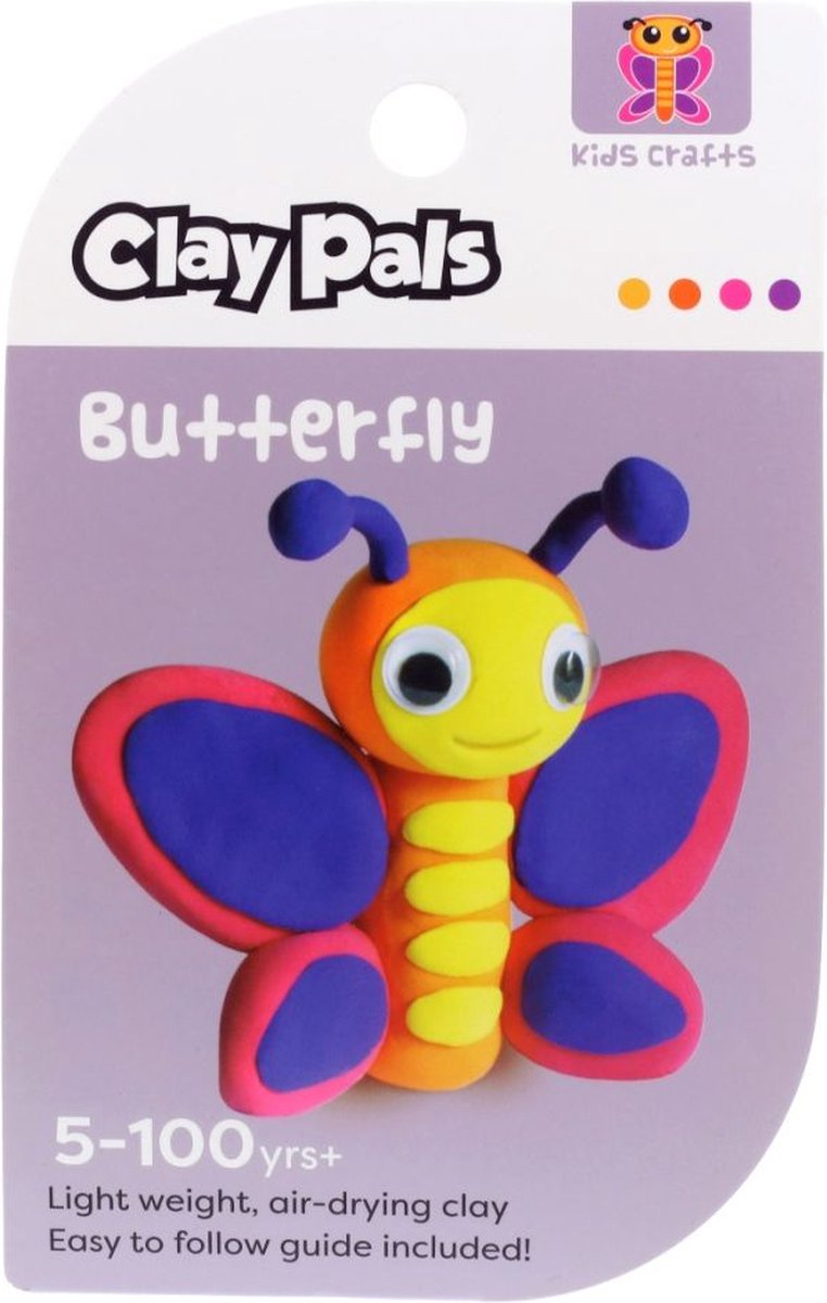 Clay Pals kleisetje - Butterfly (vlinder)
