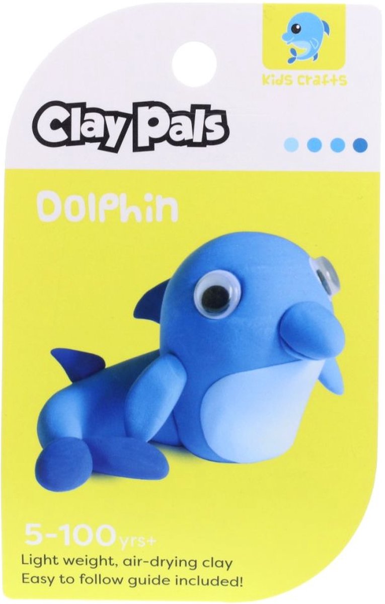 Clay Pals kleisetje - Dolphin (dolfijn)