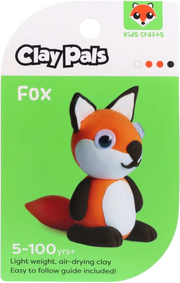 Clay Pals kleisetje - Fox (vos)