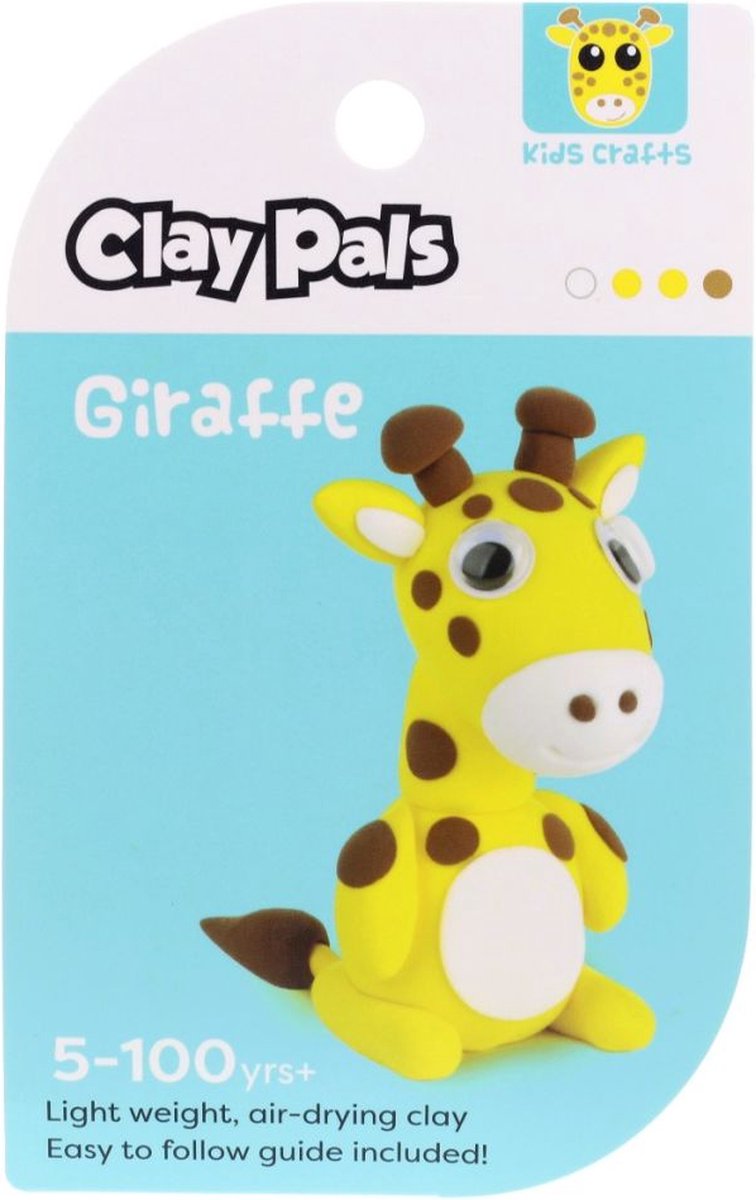 Clay Pals kleisetje - Giraffe