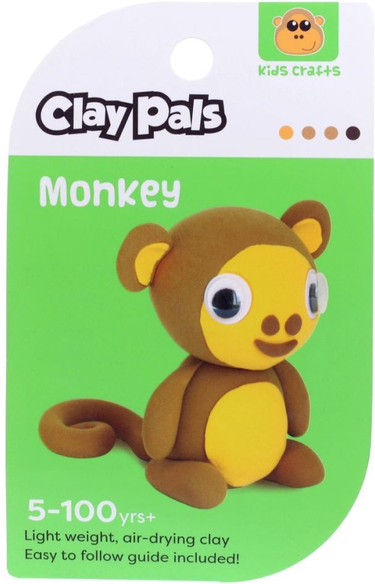 Clay Pals kleisetje - Monkey (aap)