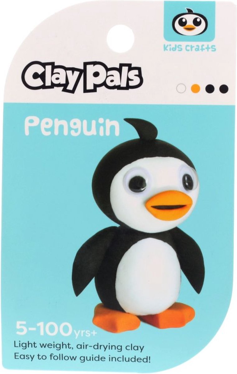 Clay Pals kleisetje - Penguin (Pinguin)