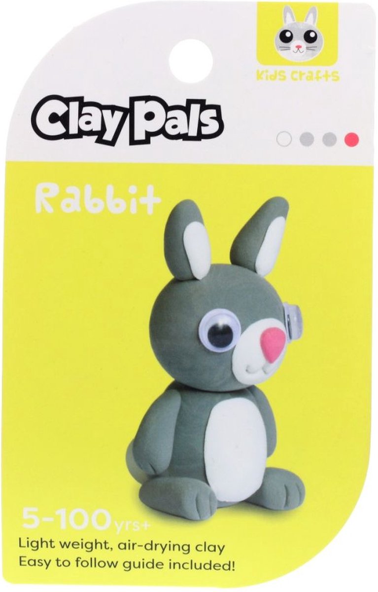 Clay Pals kleisetje - Rabbit (konijn)