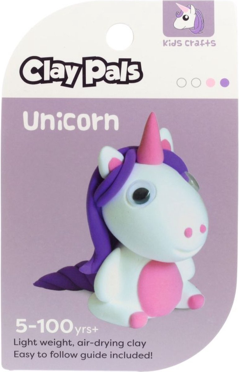 Clay Pals kleisetje - Unicorn