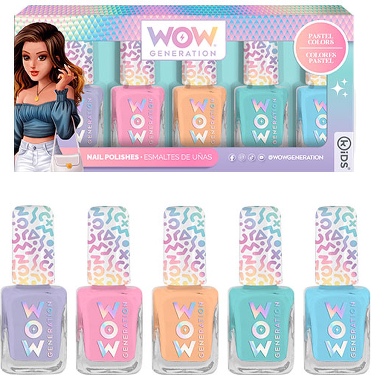 WOW Generation - Pakket met 5 nagellakjes