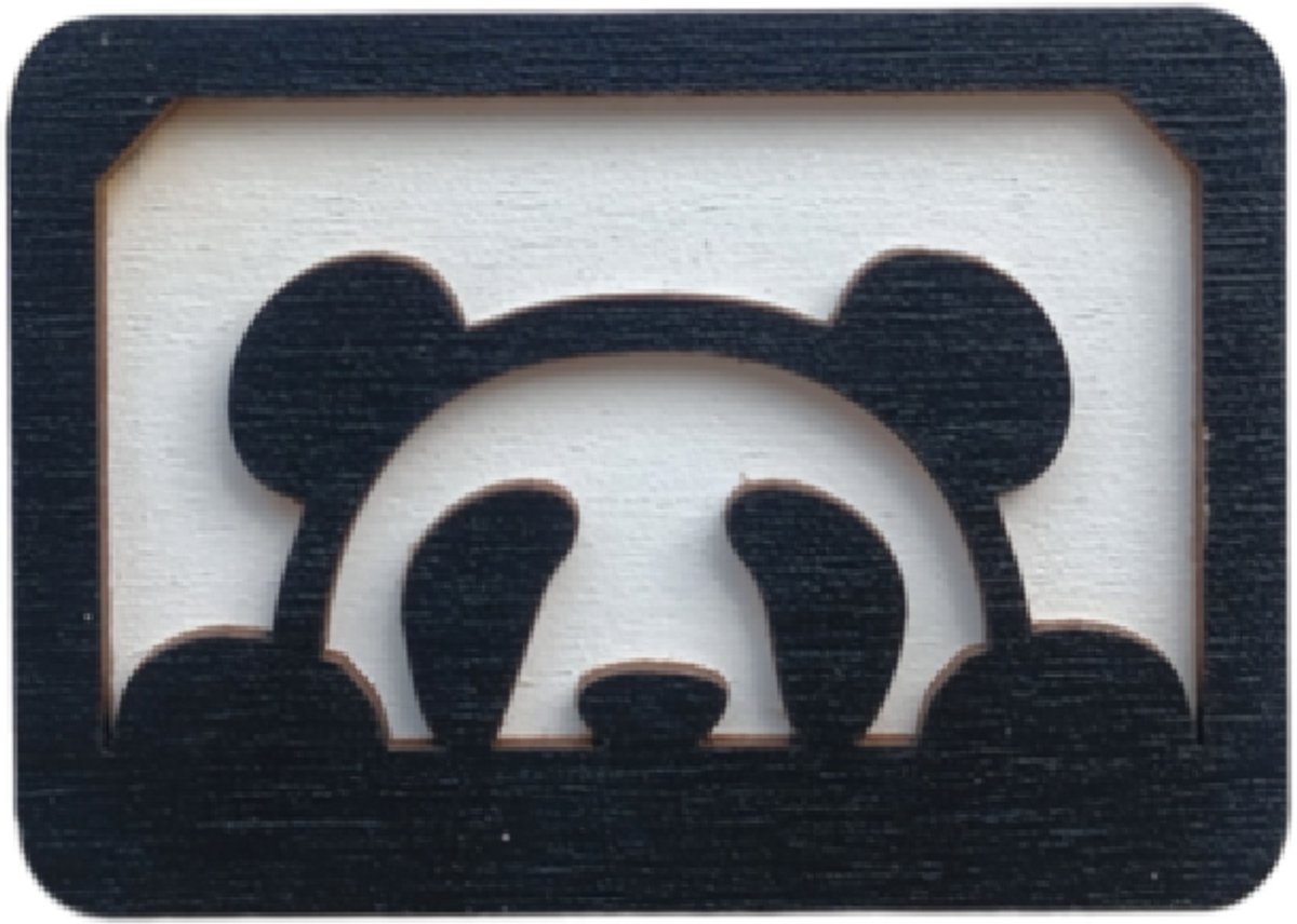 Naaldenhouder - Houten Naaldendoosje Panda