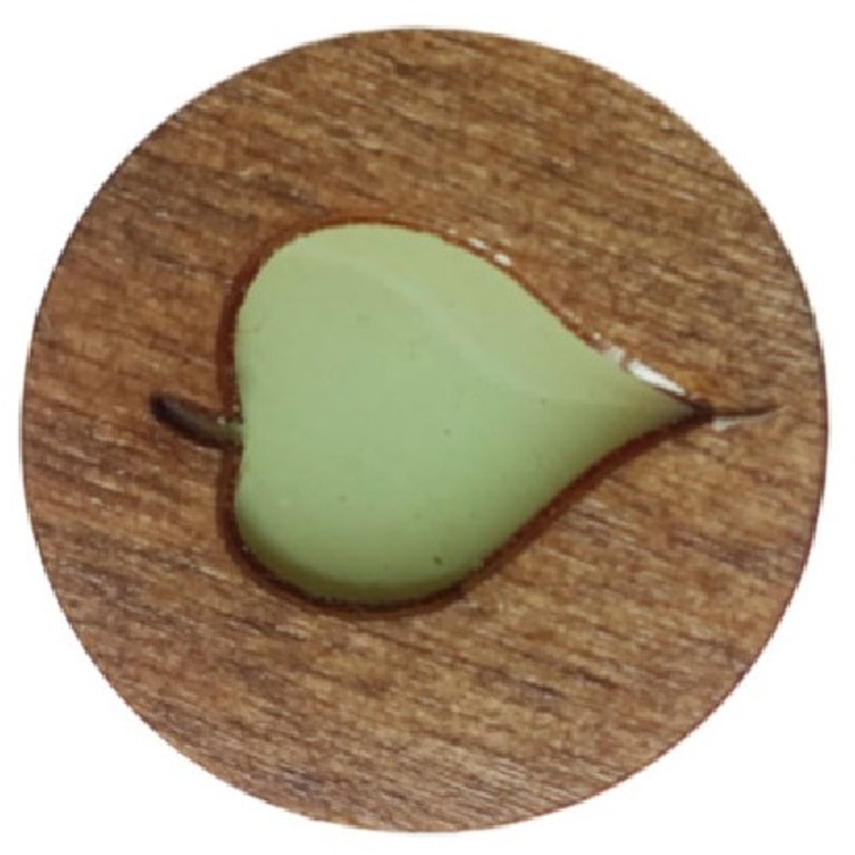 Naaldenhouder - NEEDLEMINDER HOUT - GROEN BLAD - naaldmagneet