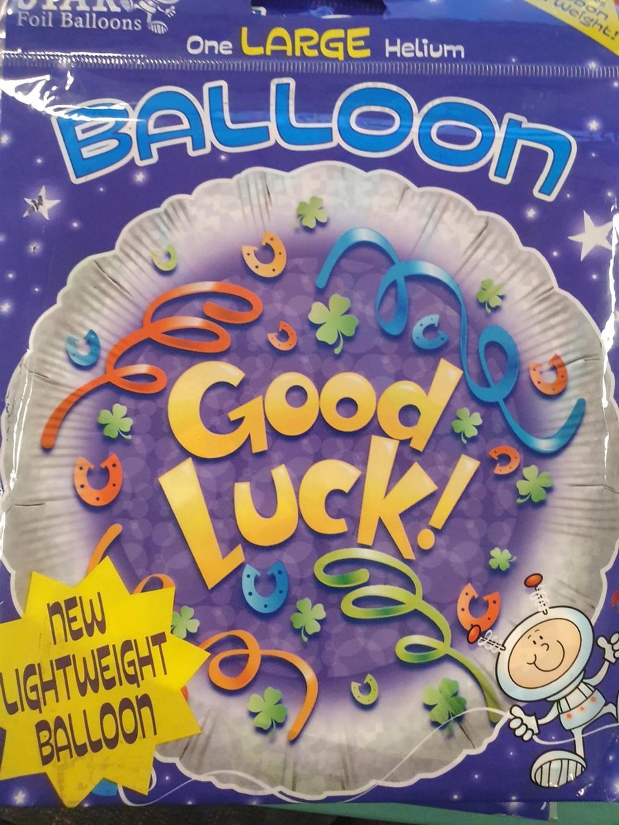Ballon Good Luck, 45cm Star