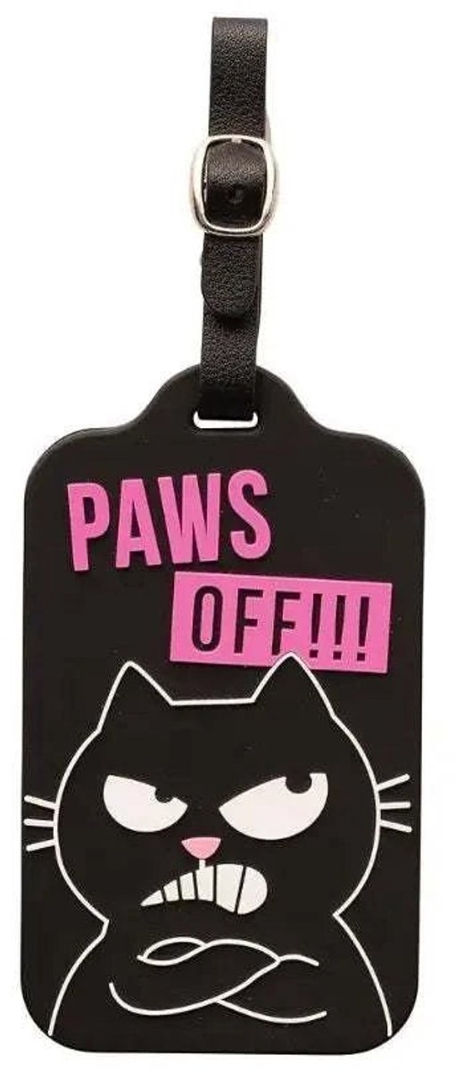 Ed the Cat - Kofferlabel Paws Off