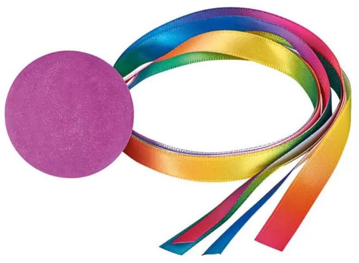 Stuiterbal - Paars met Staart