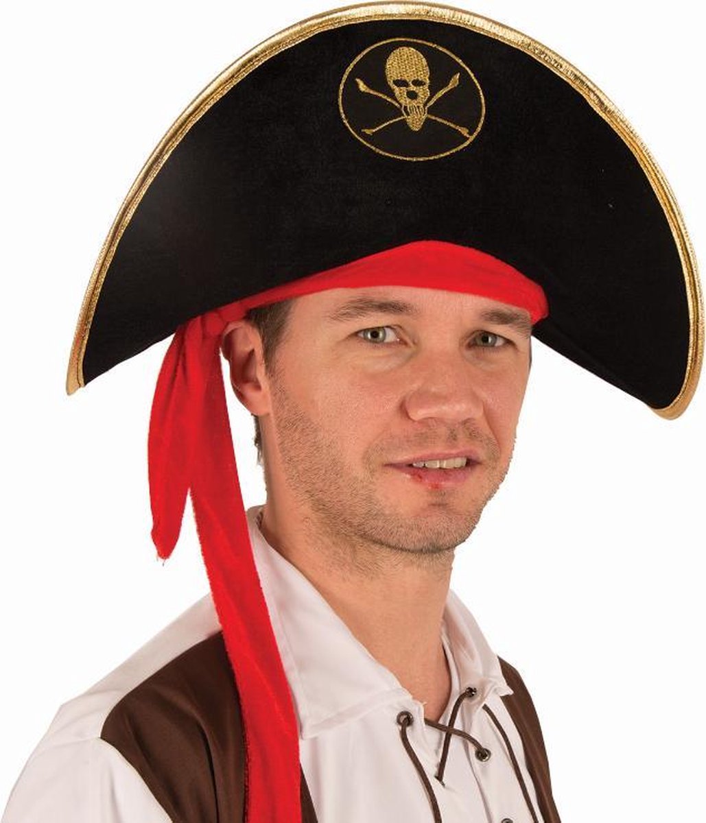 Piratenhoed voor kinderen en volwassenen