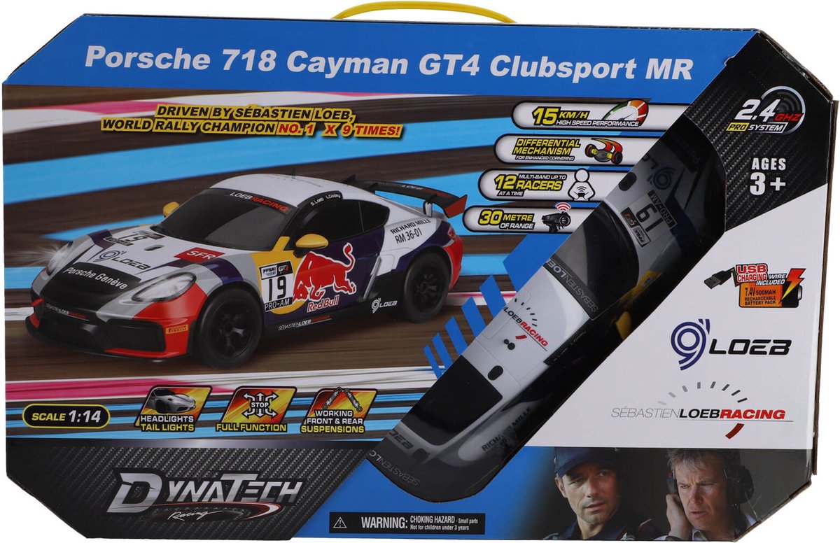 Porsche - Radiografisch bestuurbare auto - 1:14 718 Cayman GT4 Clubsport MR