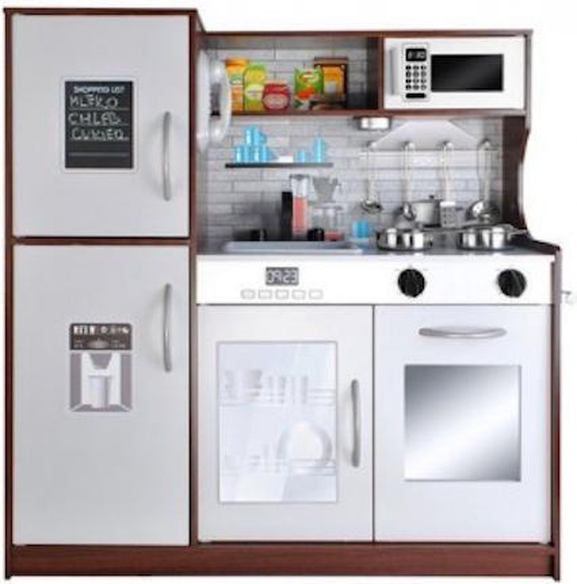  tje van duurzaam hout - Speelgoedkeuken KRUZZZEL - Kinderkeuken hout - Leerzaam