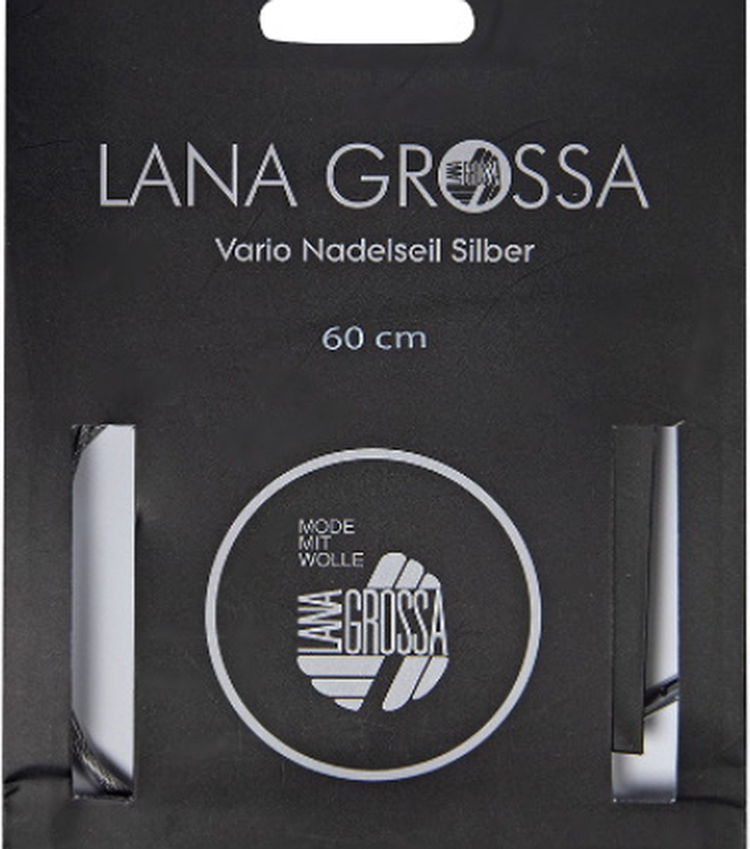 Lana Grossa Verwisselbare Kabel Vario staal 60 cm