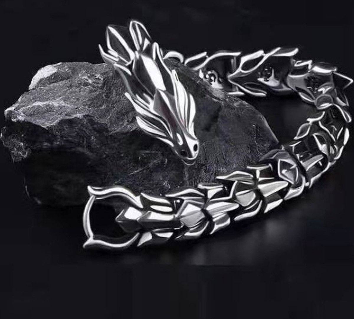 viking - draak armband - midguard draak - viking - armband - Exclusive Ketting met gift box - Accessoires - Larpcenter.nl - Cadeau - Viking - Keltisch - Sieraden