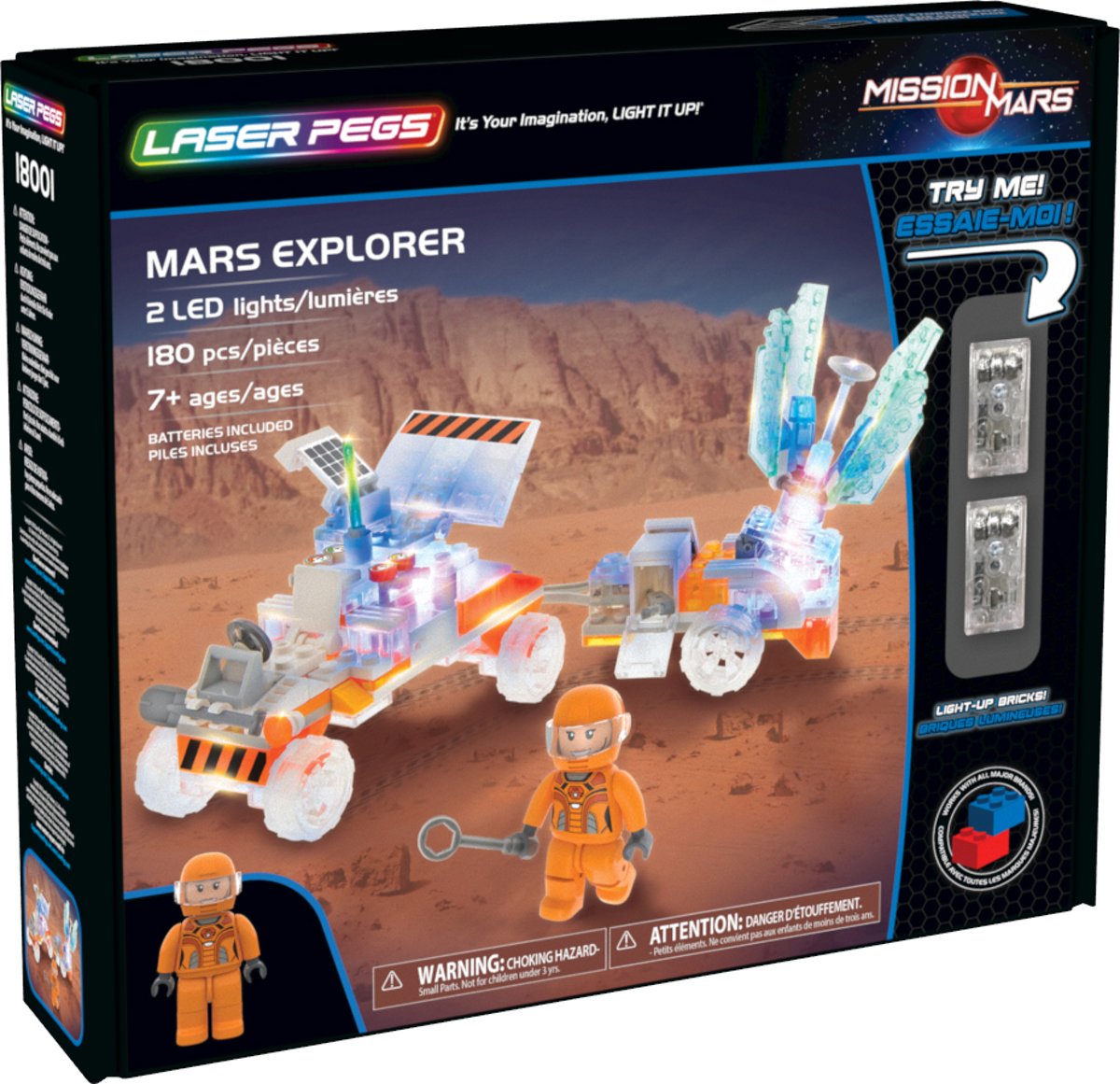 Laser Pegs Mission Mars Explorer - Constructiespeelgoed