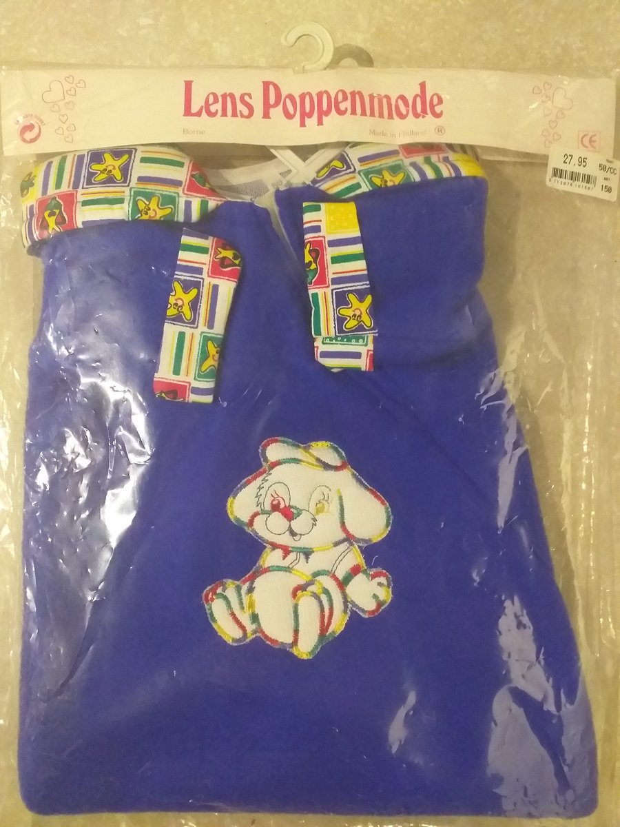 Boxpakje Blauw - maat 50 - Lens Poppenmode