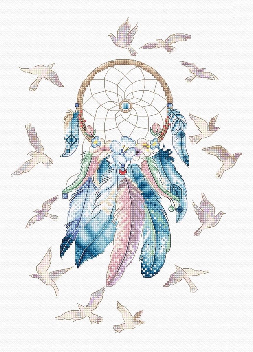 Borduurpakket Dreamcatcher - LETI STITCH powered by LUCA-S