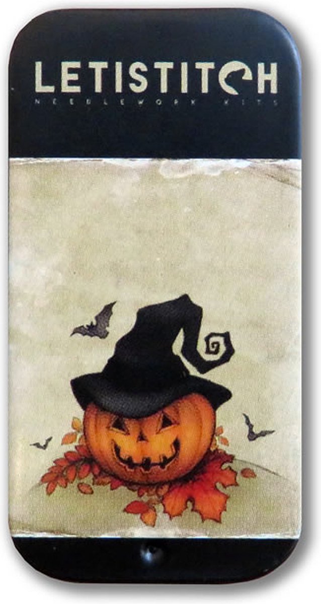 Happy Pumpkin Metalen Doosje Leti Stitch