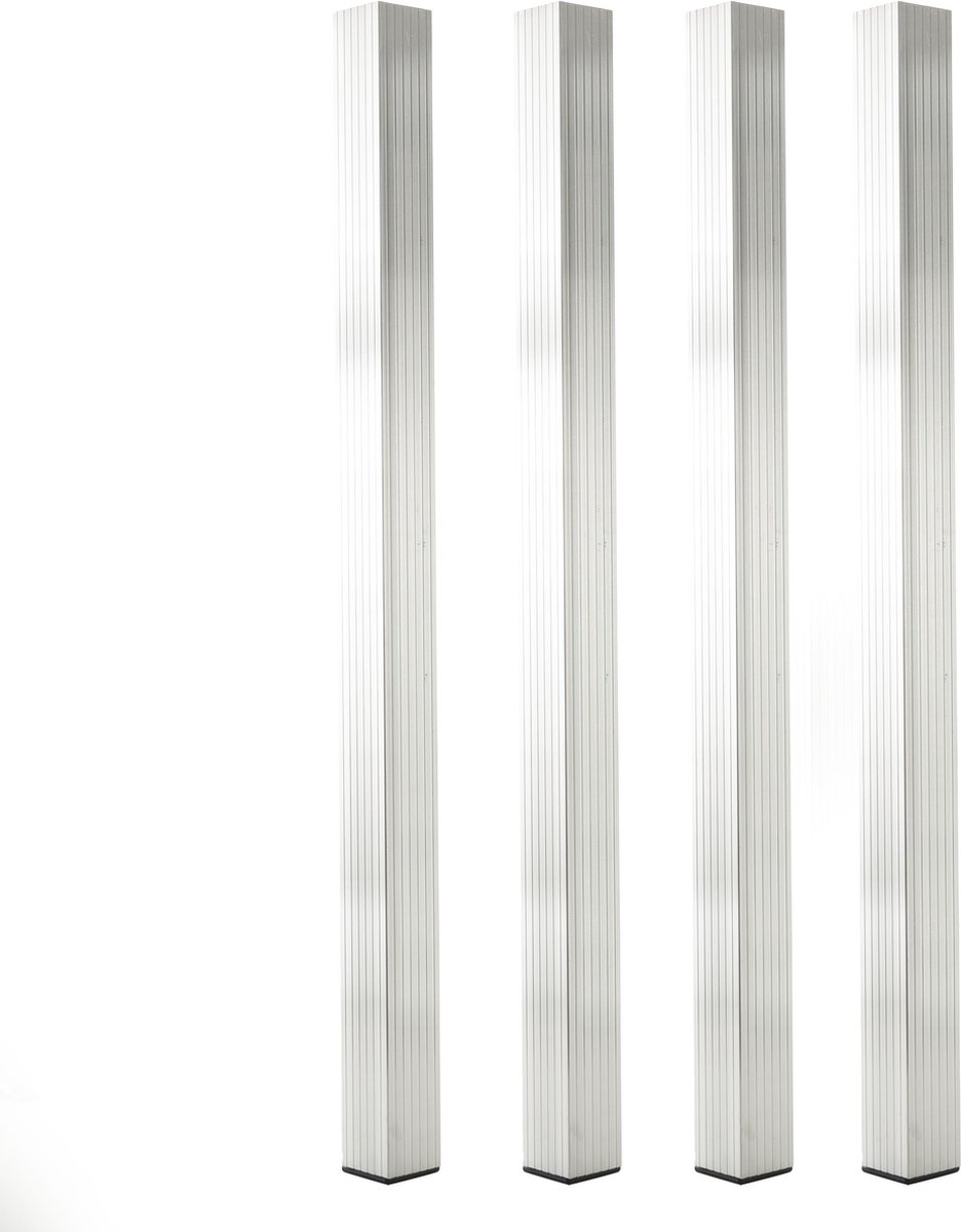 lightmaXX ALU-STAGE podiumpoot SET Hexa 4x insteekpoten 100cm, 60/60 - Accessoires