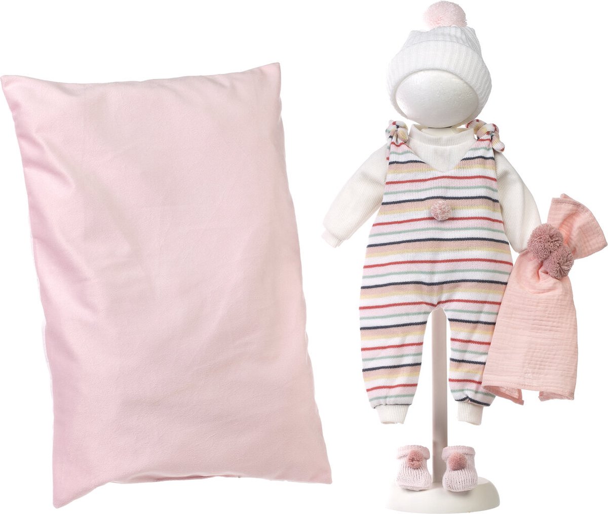Newborn poppenkledingset Stripe (44 cm)