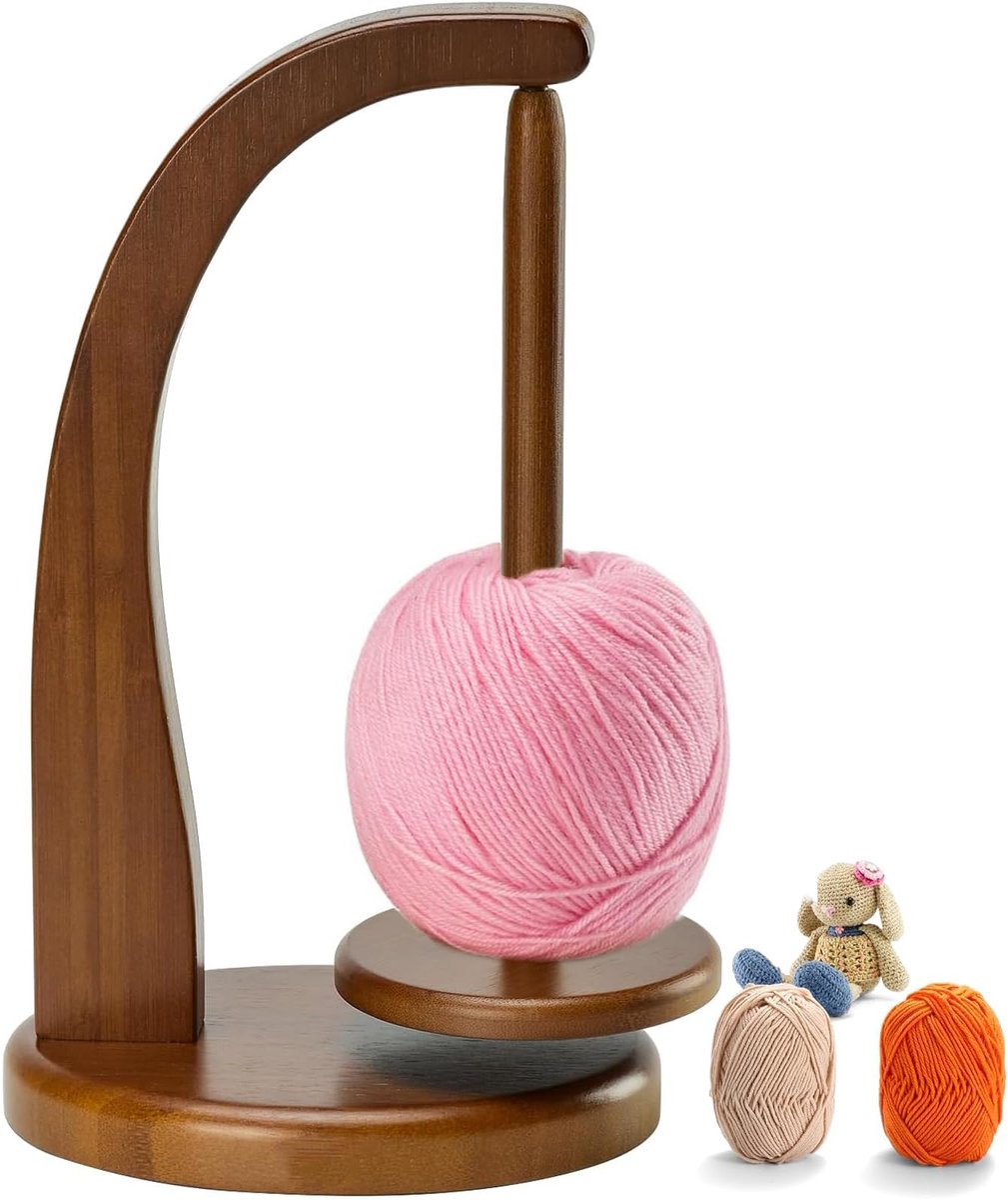 longziming -Magnetisch Houten Spinnewiel – Wrijvingsvrij Magnetisch Spindelsysteem – Stabiel & Duurzaam – 17.5×17.5×27.5 cm – Vintage – 1 Stuk