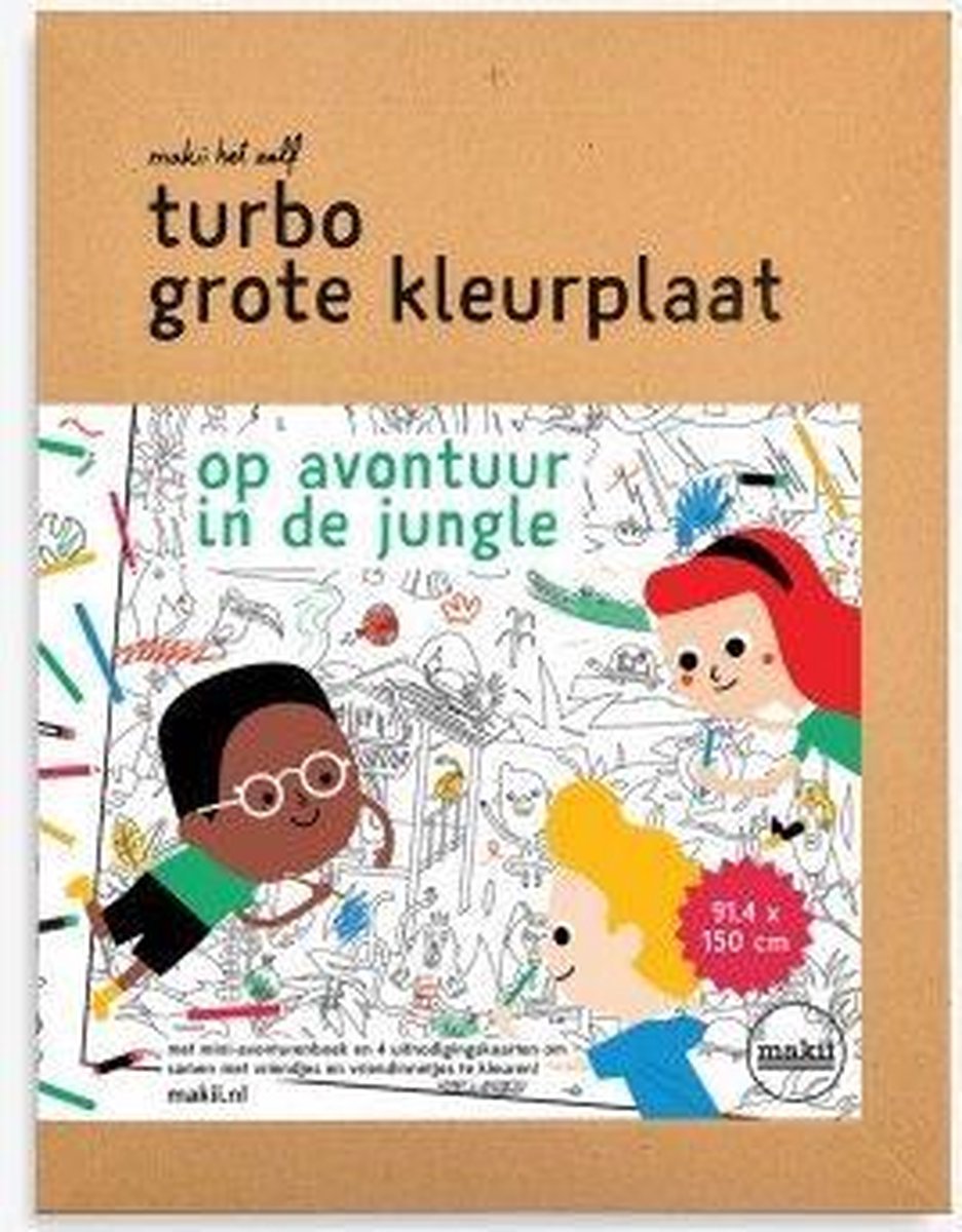 Turbo Grote Kleurplaat Jungle