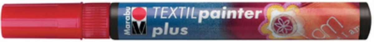 Textiel Verfstift - plus punt 3 mm - Kersen