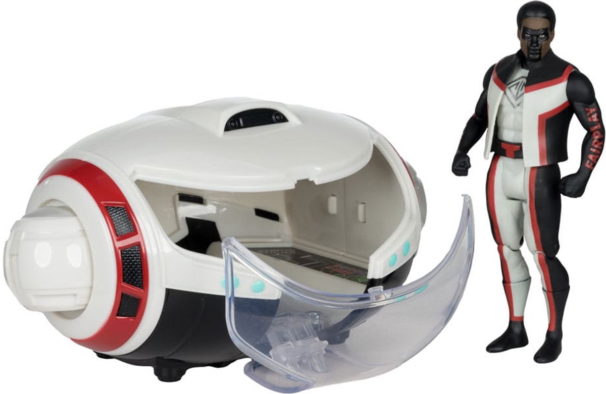 McFarlane Toys Superman (2025) DC Direct Super Powers Action Figure met Vehicle Mr. Terrific & T-Craft Vehicles