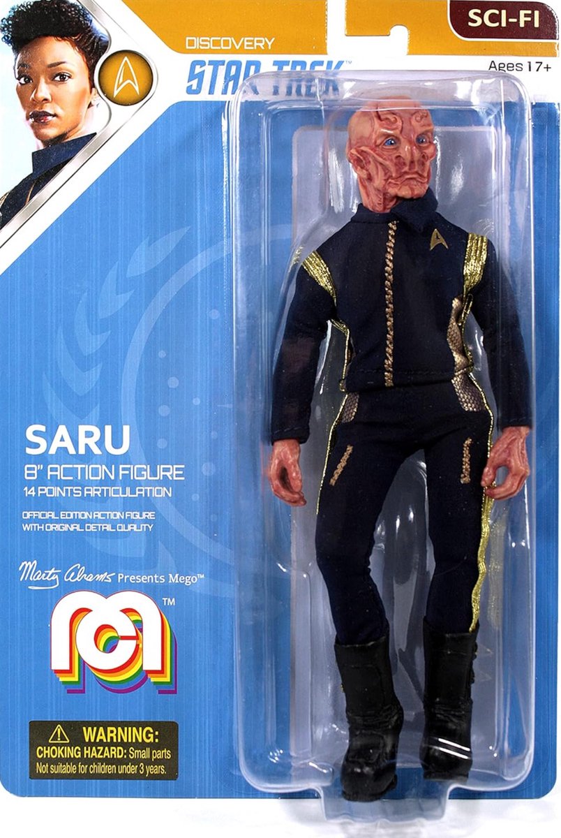 Mego Sci-Fi Star Trek Discovery Saru 20cm Action Figure