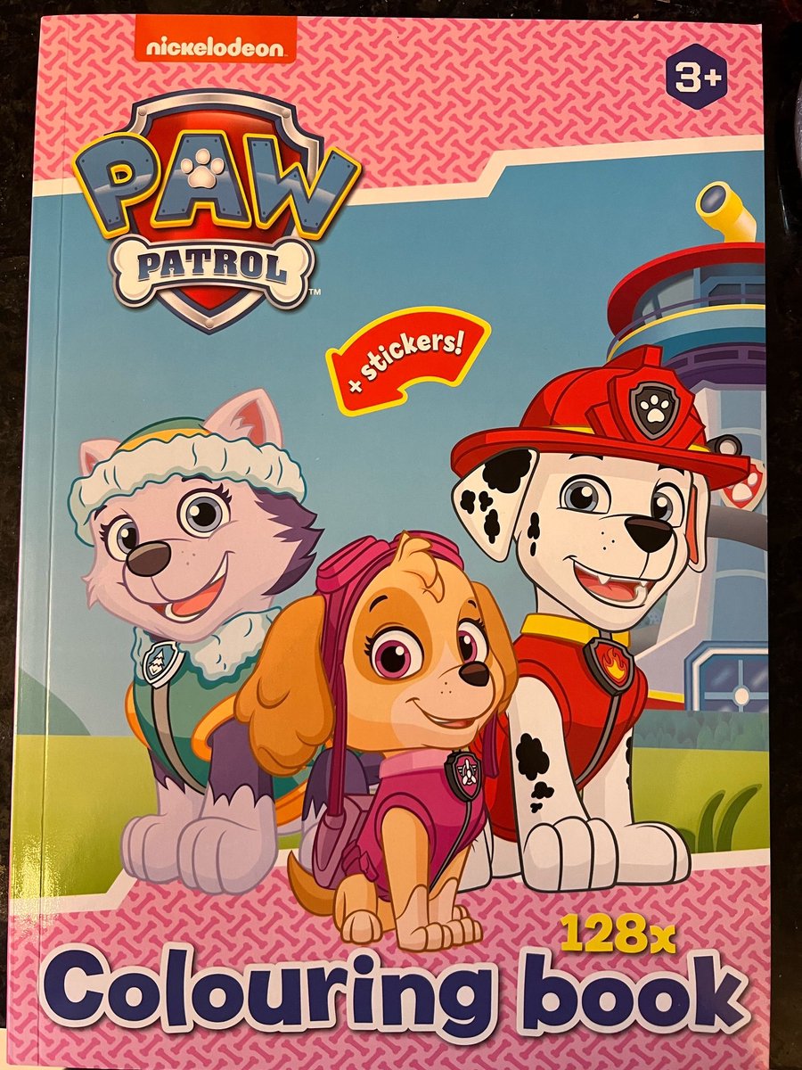PAW Patrol kleurboek met stickers - Kleurboek - Sticker - PAW Patrol speelgoed - Kleurboek voor kinderen - Knutselen meisjes - Knutselen jongens