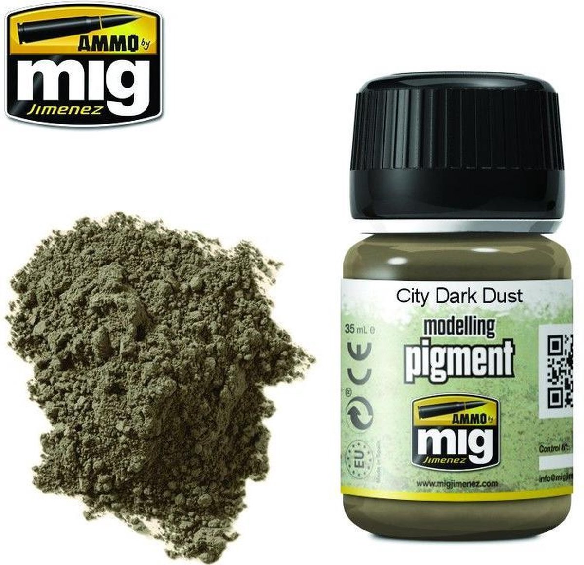 Mig - City Dark Dust Superfine Pigment 35 Ml (Mig3028)