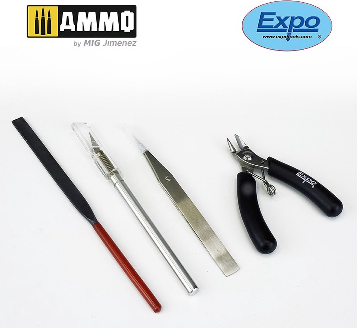 Mig - Expo Modellers Tool Kit - modelbouwsets, hobbybouwspeelgoed voor kinderen, modelverf en accessoires