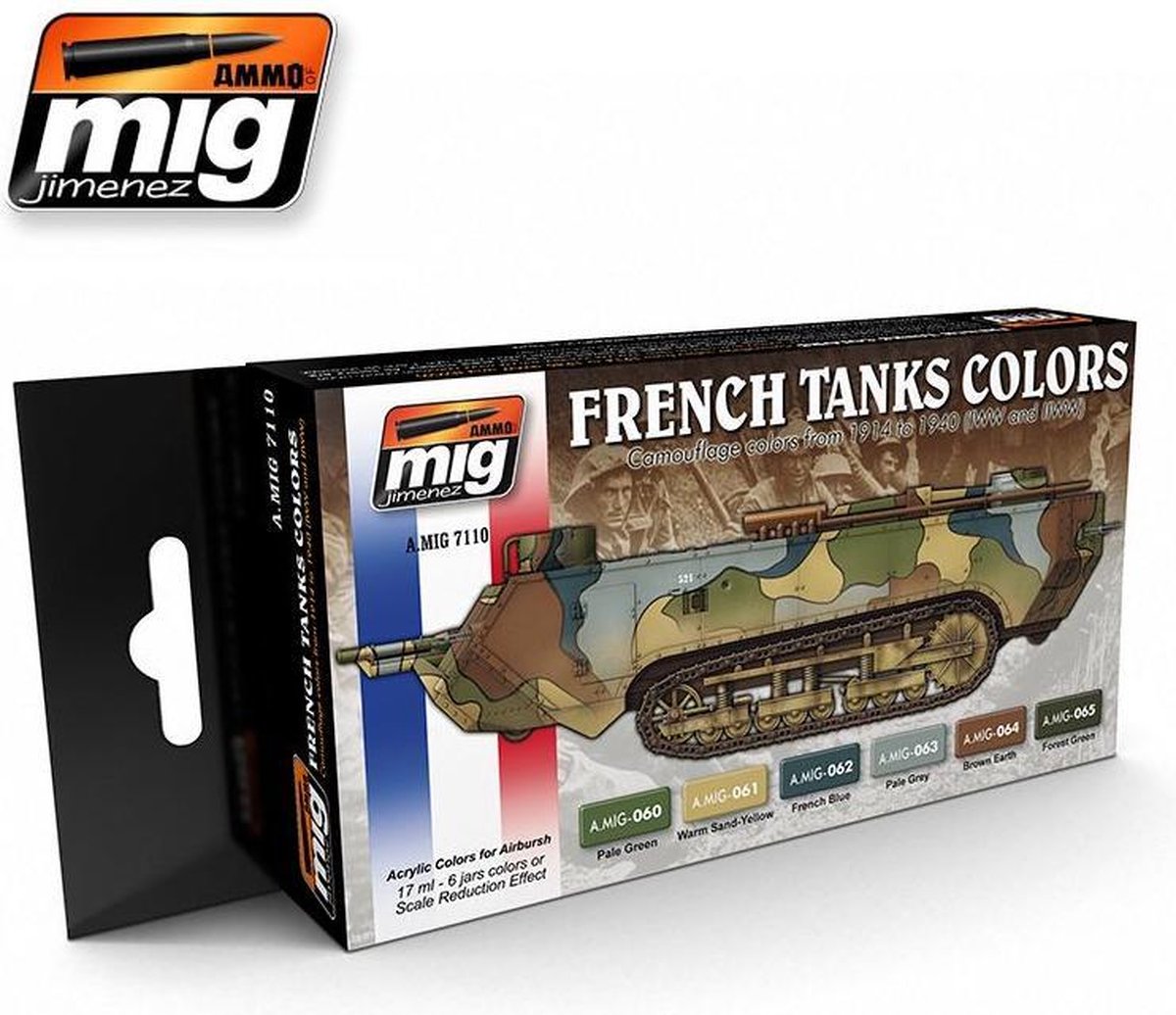 Mig - I Ww & Ii Ww French Camouflage Col. (Mig7110)