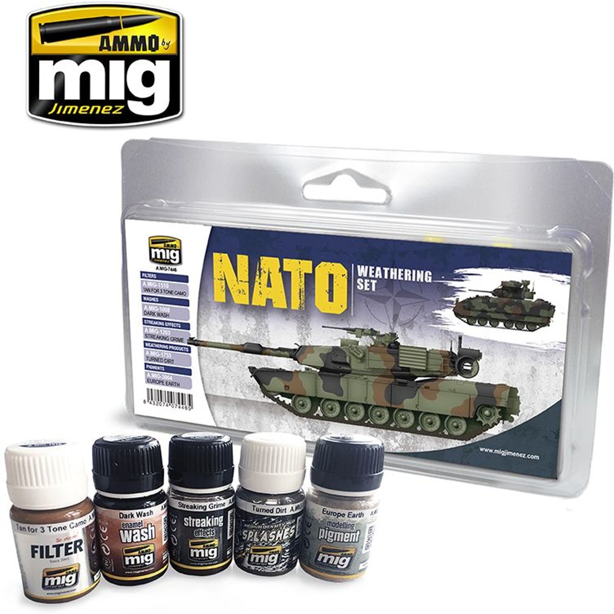 Mig - Nato Weathering Set (Mig7446)