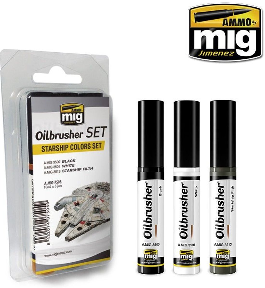 Mig - Oilbrusher Starship Colors Set 3 St. (Mig7505)