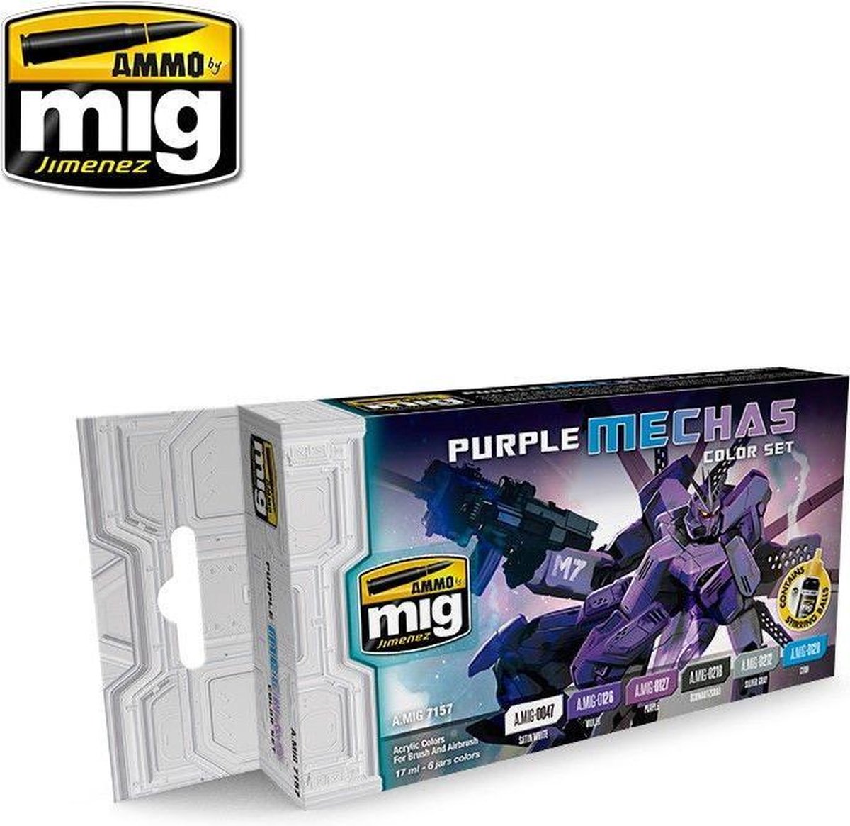 Mig - Purple Mechas Color Set (Mig7157)