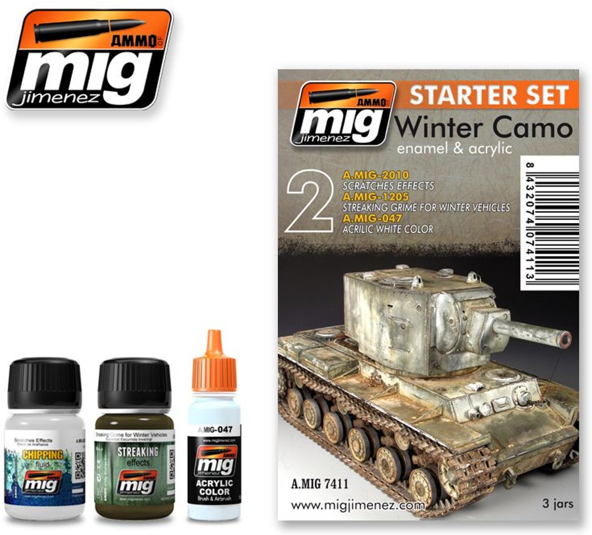 Mig - Winter Camo Set (Mig7411)