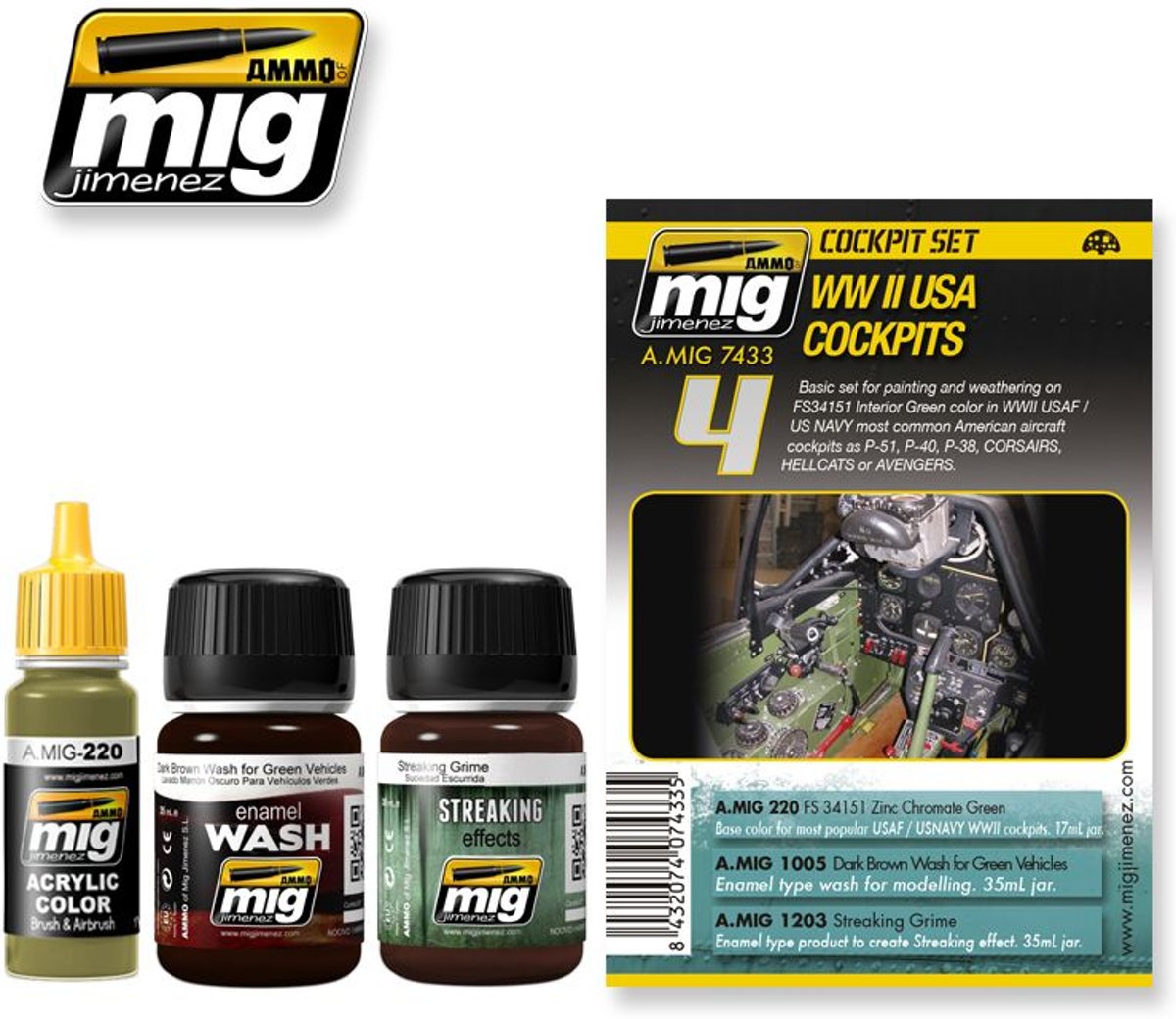 Mig - Ww Ii Usa Cockpits (Mig7433)