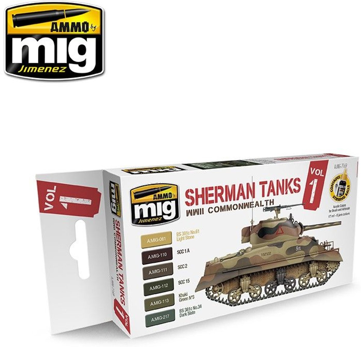 Mig - Wwii Commonweal Th Sherman Tanks (Mig7169)