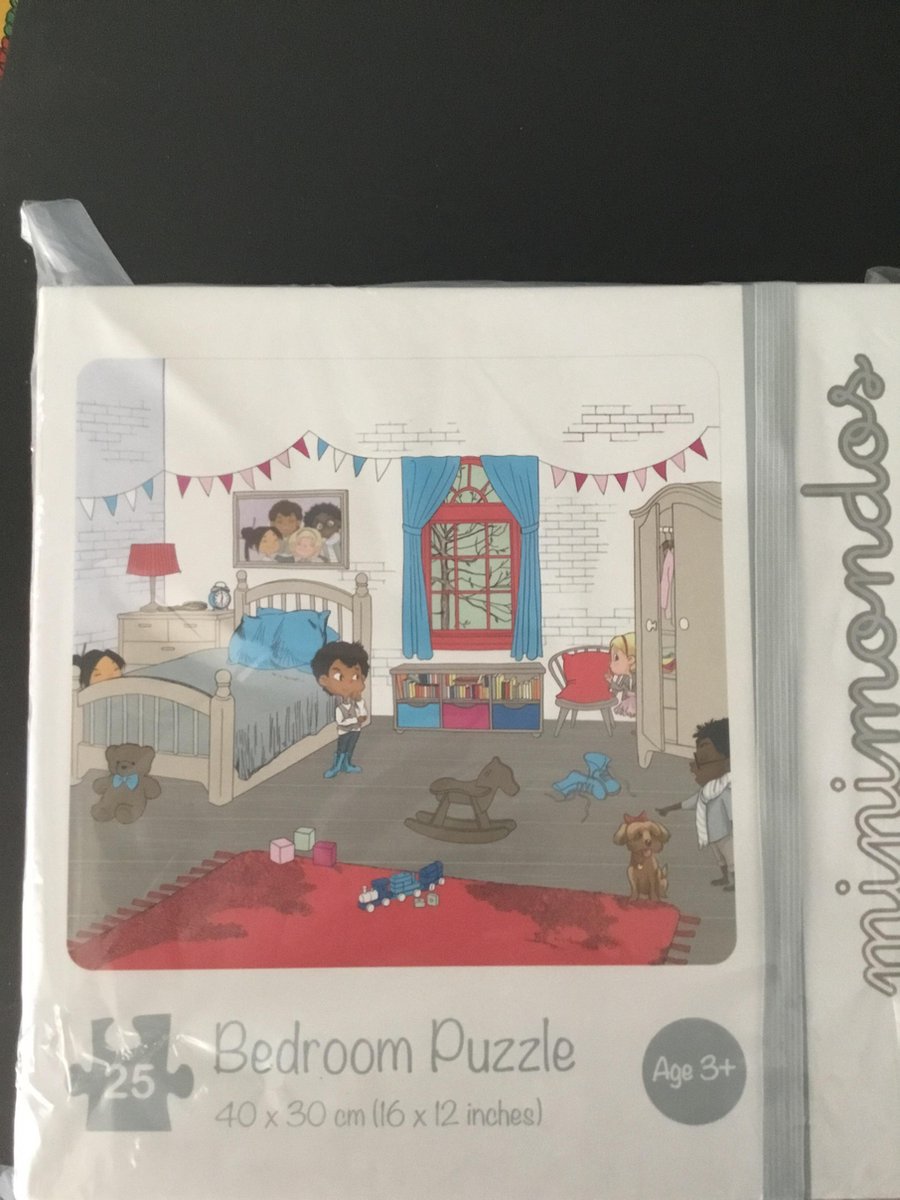 Puzzel Slaapkamer in mooie doos 3+ jaar Minimondos
