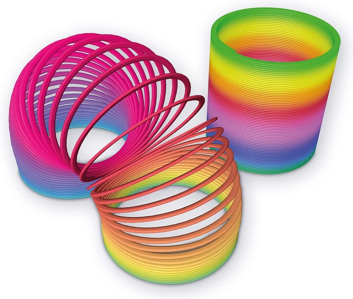 Magic Spring Trapveer  - Regenboog kleur - Magic spring - Mini traploper - Spiraal - Loopveer - Trapveren voor kinderen vanaf 3 jaar