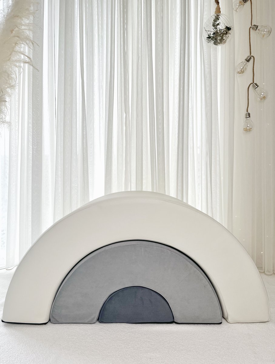 Rainbow Playset Foamblokken - Moje - Grey - Grijs