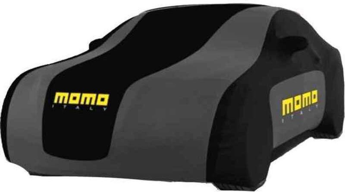Autobedekking Momo 002 3 lagen Binnenkant/Buitenkant Zwart Grijs