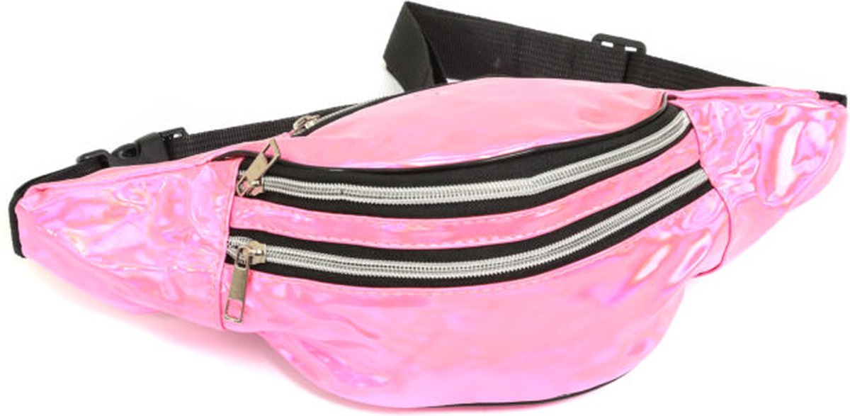 Heuptasje roze holografisch