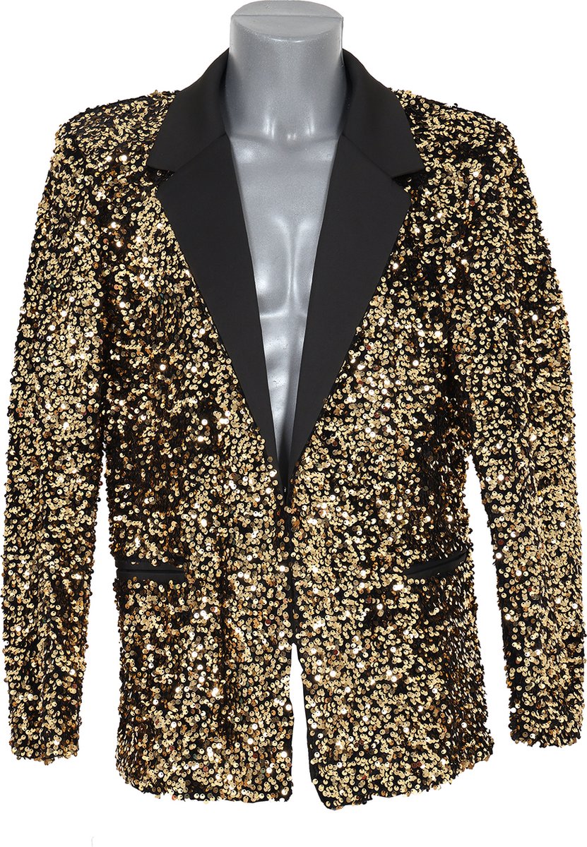 Pailletten Colbert - Goud - Heren